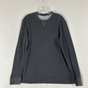 Cactus Sweater Size L Gray Crew Shirt/Sweater Long Sleeve